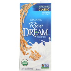 RICE DREAM: Organic Rice Drink Classic Original, 32 Oz