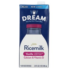 DREAM: Rice Dream Enriched Vanilla Rice Drink, 32 fo