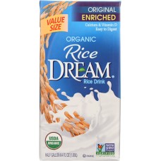 RICE DREAM: Organic Rice Drink Enriched Original, 64 Oz