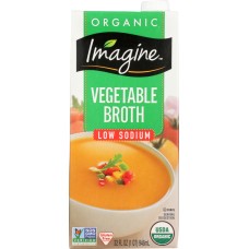 IMAGINE: Organic Low Sodium Vegetable Broth, 32 oz