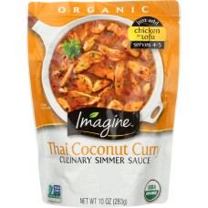 IMAGINE: Sauce Thai Coconut Curry Organic, 10 oz