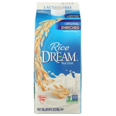 RICE DREAM: Original Enriched Lactose Free Rice Drink, 64 Oz