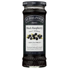 ST DALFOUR: Black Raspberry Fruit Spread, 10 oz
