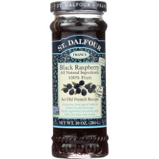 ST DALFOUR: Black Raspberry Fruit Spread, 10 oz