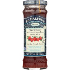 ST DALFOUR: All Natural Fruit Spread Strawberry, 10 oz