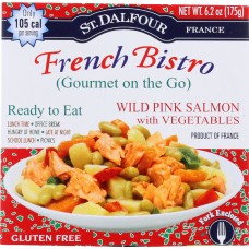 ST. DALFOUR: Gourmet on the Go Ready to Eat Wild Salmon with Vegetables, 6.2 oz