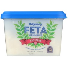 ODYSSEY: Fat Free Feta Crumbled Cheese, 6 oz