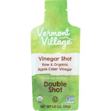 VERMONT VILLAGE: Vinegar Shot Double Shot Drink, 1 oz