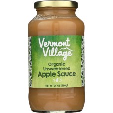 VERMONT VILLAGE CANNERY: Organic Unsweetened Applesauce, 24 oz