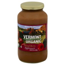 VERMONT VILLAGE CANNERY: Apple Sauce Apple Mixed Berry, 24 oz