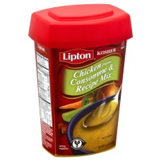 LIPTON KOSHER: Chicken Flavor Consomme and Recipe Mix, 14.1 oz