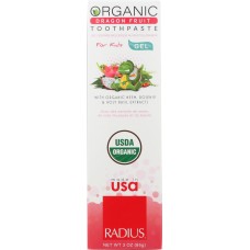 RADIUS: Children's Dragon Fruit Gel Toothpaste, 3 oz