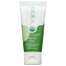 RADIUS: Matcha Mint Organic Toothpaste, 0.8 oz