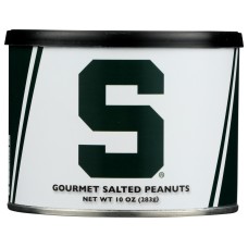 VIRGINIA PEANUT: Michigan State University Gourmet Salted Peanuts, 10 oz