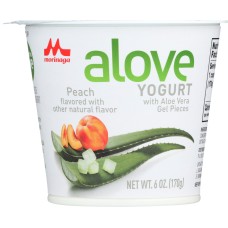 ALOVE: Peach Yogurt with Aloe Vera, 6 oz