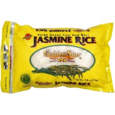 GOLDEN STAR: Jasmine Rice Premium, 5 lb