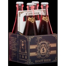 GENE SIMMONS MONEYBAG: Soda Root Beer 4 Pack, 46 oz