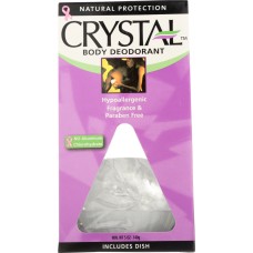 CRYSTAL BODY DEODORANT: Hypoallergenic Fragrance And Paraben Free, 5 oz