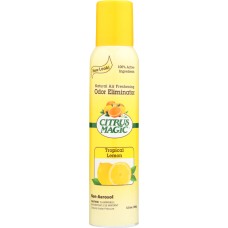 CITRUS MAGIC: Air Freshener Spray Lemon Tropical, 3.5 oz