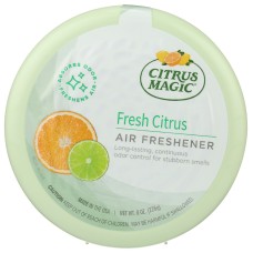 CITRUS MAGIC: Solid Air Freshener Fresh Citrus, 8 oz