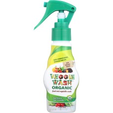 VEGGIE WASH: Organic Fruit and Vegetable Wash Spray, 2.5 fl oz