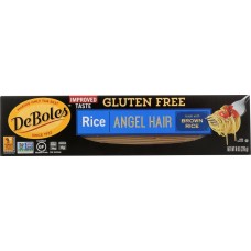 DEBOLES: Angel Hair Rice Pasta Gluten Free, 8 oz