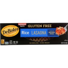 DEBOLES: Rice Lasagna Gluten Free, 10 oz