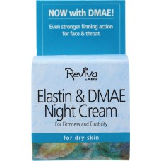 REVIVA LABS: Elastin & DMAE Night Cream, 1.5 oz