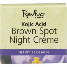 REVIVA LABS: Brown Spot Night Cream with Kojic Acid, 1.5 oz