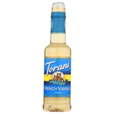 TORANI: Sugar Free French Vanilla Flavoring Syrup, 12.7 Oz