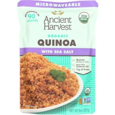 ANCIENT HARVEST: Organic Quinoa with Sea Salt, 8 oz