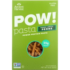 ANCIENT HARVEST: Pow! Pasta Green Lentil Penne, 8 oz