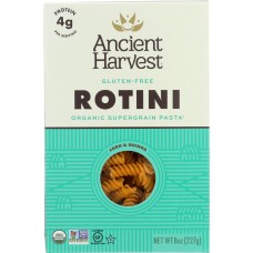 ANCIENT HARVEST: Organic Supergrain Pasta Rotini Gluten Free, 8 oz