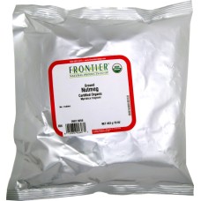 FRONTIER HERB: Organic Nutmeg Ground, 16 oz