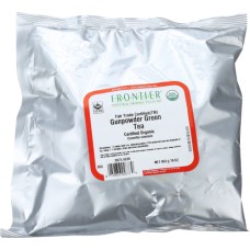 FRONTIER HERB: Organic Tea Gunpowder Green, 16 oz