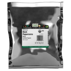 FRONTIER BULK: Organic Tellicherry Black Peppercorns Whole, 16 oz