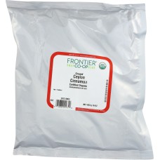 FRONTIER HERB: Organic Ceylon Cinnamon Powder, 16 oz