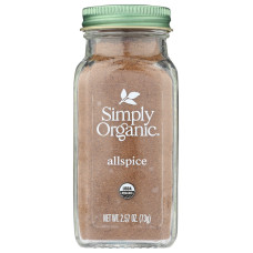 SIMPLY ORGANIC: Allspice, 2.57 oz