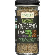 FRONTIER HERB: Oregano Seasoning Bottle Organic, 0.36 oz