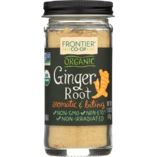 FRONTIER HERB: Organic Ginger Root Ground Bottle, 1.5 oz
