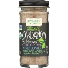 FRONTIER HERB: Organic Cardamom Seed Ground Bottle, 2.08 oz