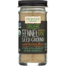FRONTIER HERB: Fennel Seed Ground Bottle, 1.6 oz