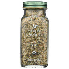 SIMPLY ORGANIC: Garlic and Herb, 3.1 oz