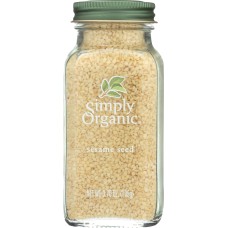 SIMPLY ORGANIC: Bottle Sesame Seed Whole ,3.7 oz