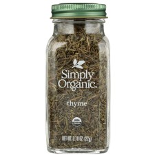 SIMPLY ORGANIC: Thyme Leaf Whole, 0.78 oz