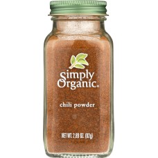 SIMPLY ORGANIC: Chili Powder Organic, 2.89 oz