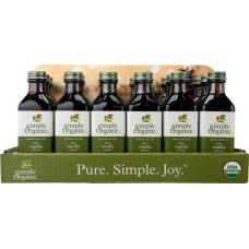 SIMPLY ORGANIC: Madagascar Pure Vanilla Extract 18 Count, 1 ds