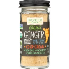 FRONTIER HERB: Organic Ground Ginger Root Fair Trade, 1.31 oz