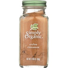SIMPLY ORGANIC: Cinnamon Ceylon Organic, 2.08 oz