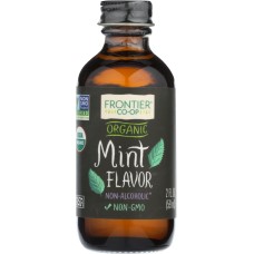 FRONTIER HERB: Organic Mint Flavor, 2 oz